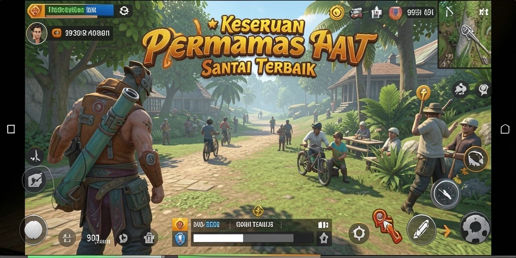 Tampilan gameplay seru dan penuh warna di 9939.