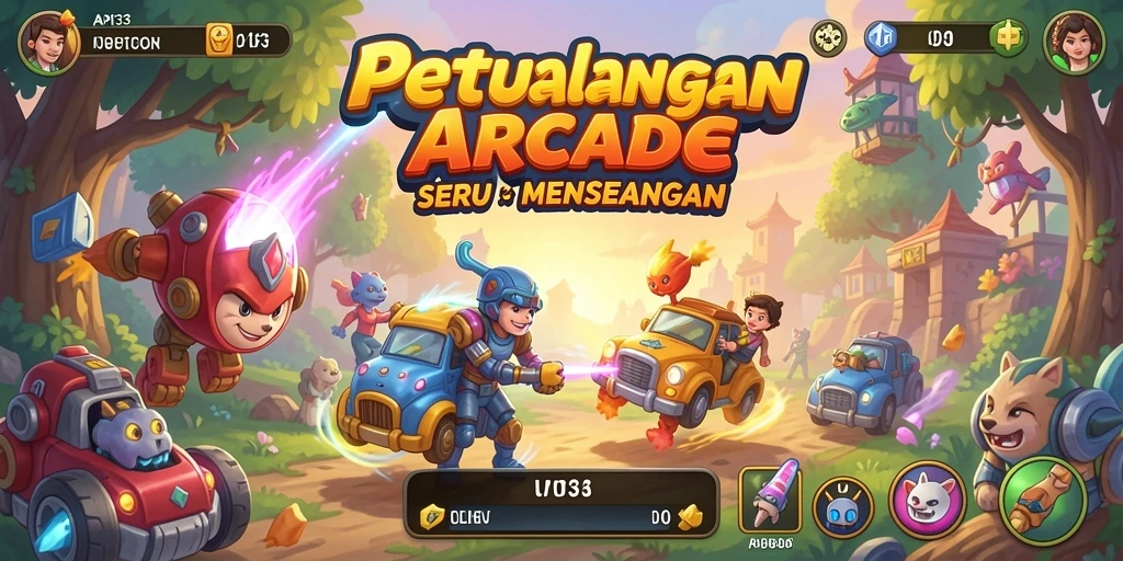 Screenshot dari gameplay API33 yang menampilkan aksi seru.