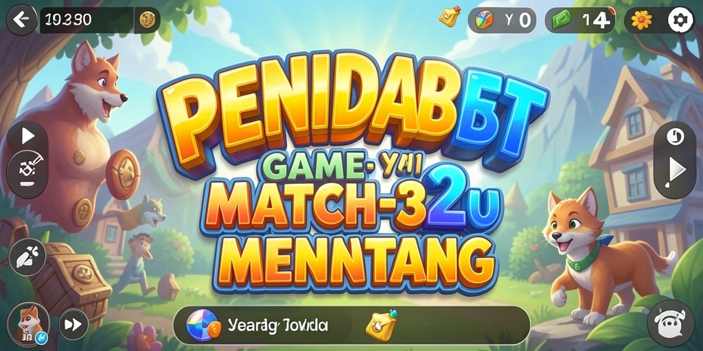 Tampilan gameplay PENIDABET yang penuh warna dan menarik.