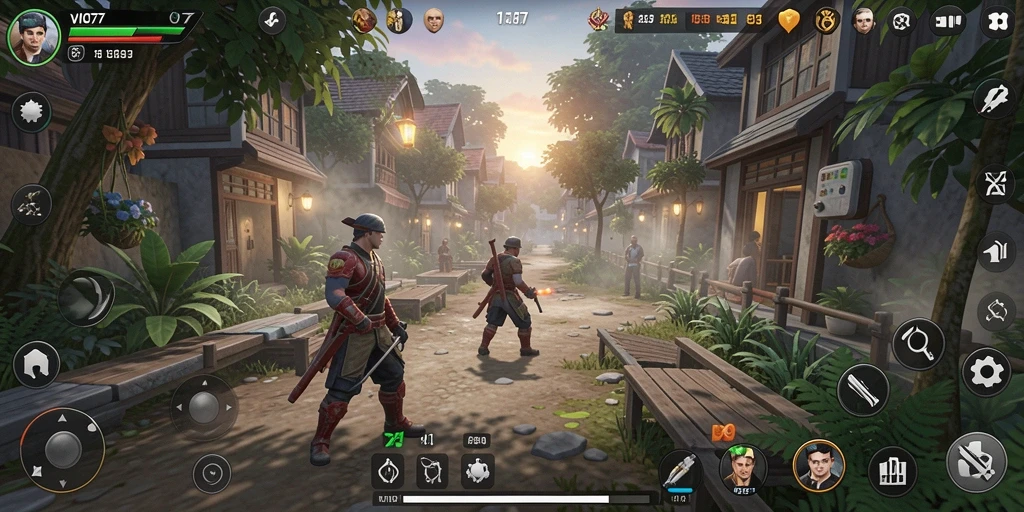 Tampilan gameplay simulasi kehidupan di VIO77 yang menarik.