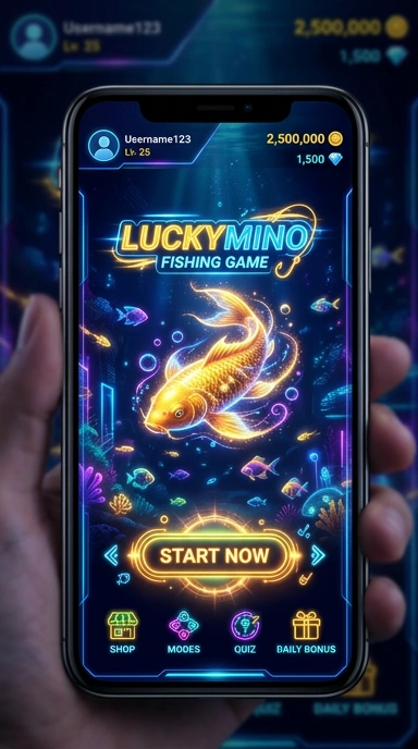 Pengguna menikmati berbagai aplikasi di luckymino dengan mudah.